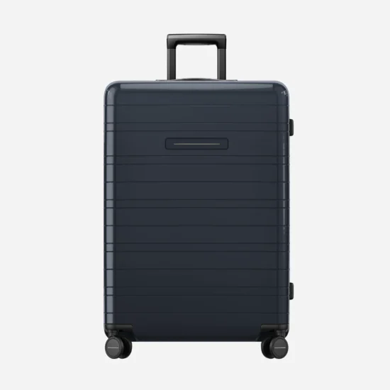Glossy Night Blue Romantic Check-In Luggage (90L)